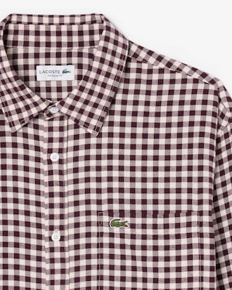 Regular Fit-Hemd aus kariertem Flanell