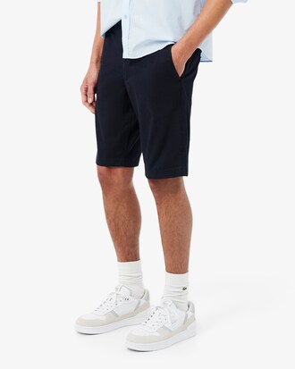 Chino-Shorts aus Stretch-Twill