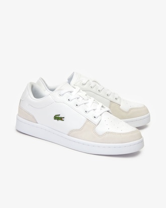 Damen-Sneakers MASTERS CUP aus Leder und Veloursleder