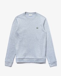 Men's Crew Neck Fleece Sweatshirt with Lacoste Wording