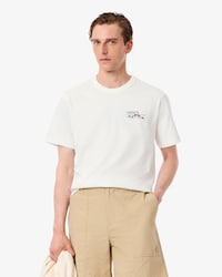 T-Shirt aus Jersey mit mehreren Prints