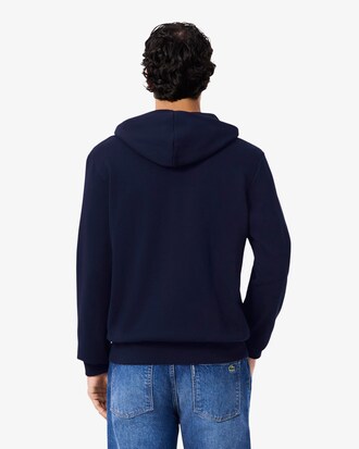 Hoodie aus Fleece mit Rei&szlig;verschluss