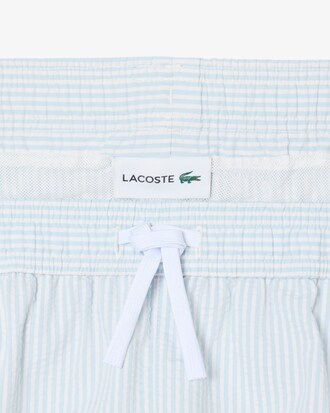 Halblange Badehose mit Strukturstreifen