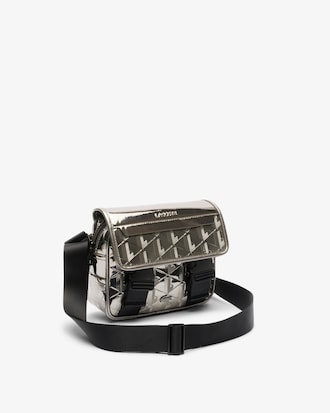 Silberne Kuriertasche The Blend