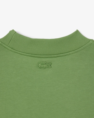 Sweatshirt aus Fleece mit Stickerei