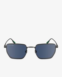 Rechteckige Metall-Sonnenbrille Retro