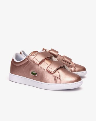 Children's Carnaby Evo Strap Metallic Synthetic Trainers