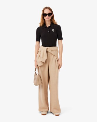 Slim Fit-Polohemd mit Stickerei