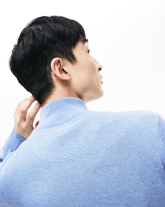 Herren-Pullover mit Stehkragen