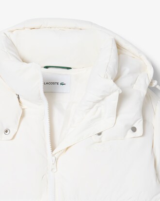Water-Repellent Hooded Down Jacket