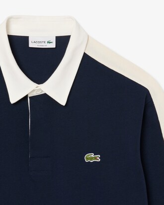 Klassisch geschnittenes Colorblock Rugby-Poloshirt