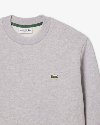 Sweatshirt aus Fleece mit Rundhalsausschnitt