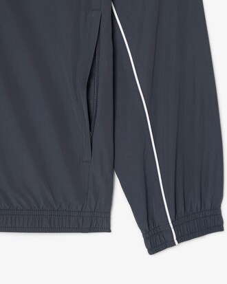 Wasserabweisende, sportliche Trainingsjacke mit Einfassung