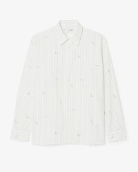 Relaxed Fit-Hemd aus Baumwolle mit Stickerei