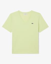 Relaxed Fit-T-Shirt aus weicher Baumwolle mit V-Ausschnitt