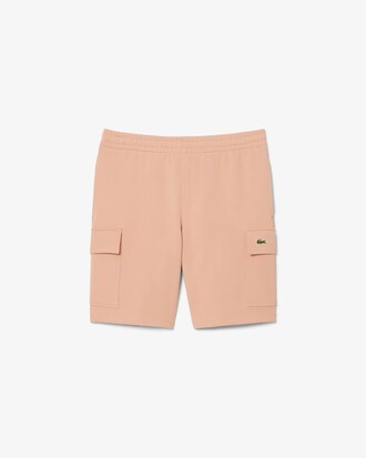 Cargo-Shorts aus Baumwollfleece
