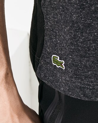 Herren LACOSTE SPORT Rundhals T-Shirt mit 3D-Schriftzug