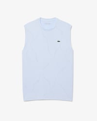 Tennis-Tanktop aus Jacquard mit Kroko-Print und Ultra-Dry-Technologie