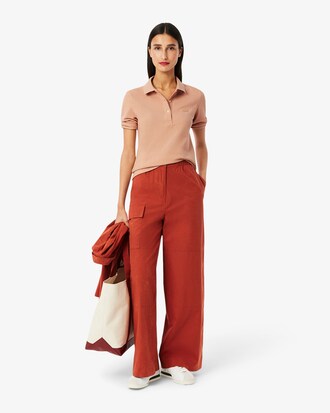Slim Fit-Polohemd L.12.D mit Dreiviertelärmeln