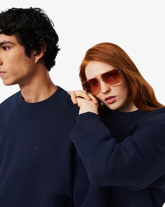 Loose Fit-Sweatshirt aus schwerem Fleece