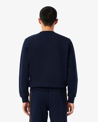 Sweatshirt aus Fleece mit Colorblock-Design