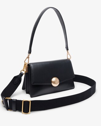 Ledertasche Tennis Bliss mit Klappverschluss