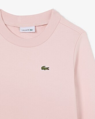 Kleid aus Fleece mit langen &Auml;rmeln