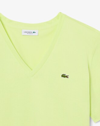 Relaxed Fit-T-Shirt aus weicher Baumwolle mit V-Ausschnitt