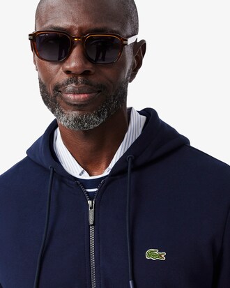 Hoodie aus Fleece mit Rei&szlig;verschluss