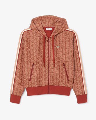 Hoodie aus Jacquard mit Monogramm