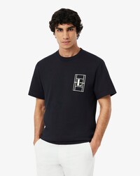 T-Shirt aus schwerem Jersey mit Stickerei