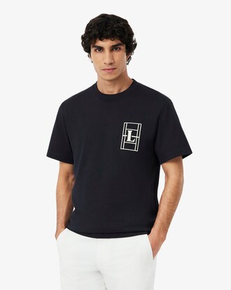 T-Shirt aus schwerem Jersey mit Stickerei
