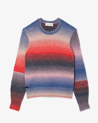 Pullover mit Ombré-Effekt und Rundhalsausschnitt