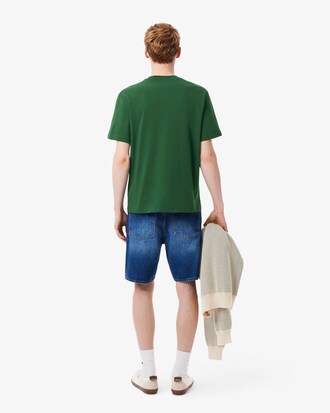 Baumwoll-T-Shirt mit Brusttasche