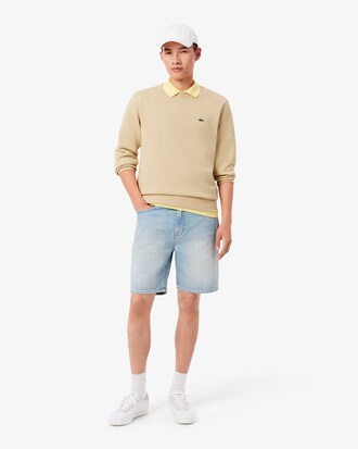 Sweatshirt aus Fleece mit Rundhalsausschnitt