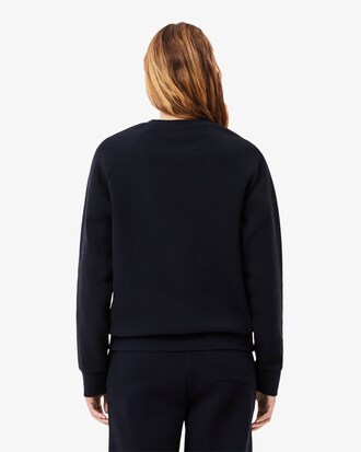 Sweatshirt aus Piqué mit Rundhalsausschnitt