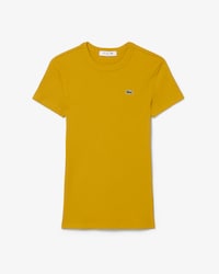 Slim Fit-T-Shirt aus gerippter Baumwolle