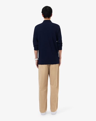 Regular Fit-Chinohose aus Baumwoll-Twill