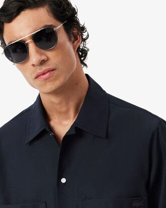 Overshirt aus strukturierter Baumwolle