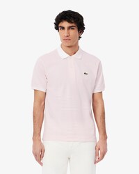 Classic Fit-Polohemd L.12.12 aus Petit Piqu&eacute; mit Streifen