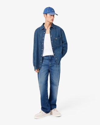 Cap aus Baumwoll-Denim