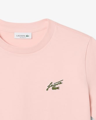 Relaxed Fit-T-Shirt aus Baumwolle mit Badge-Akzent