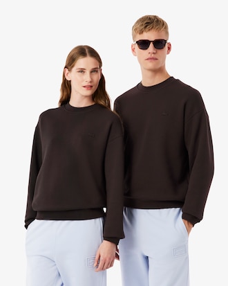 Loose Fit-Sweatshirt aus schwerem Fleece