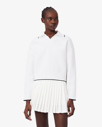 Tennis-Sweatshirt Heritage mit Polokragen