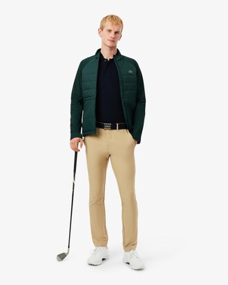 Stretch-Pullover mit Polokragen für den Golfsport