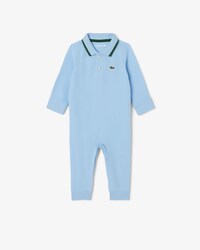 Baby-Body aus Piqu&eacute; mit langen &Auml;rmeln