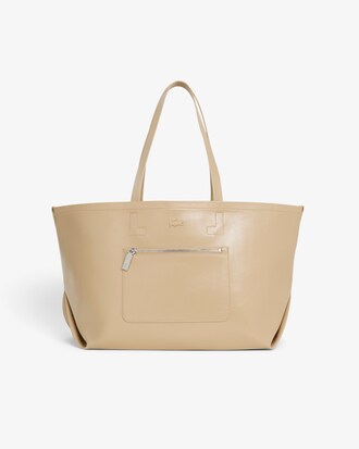 Gro&szlig;e, leichte Tote Bag aus gl&auml;nzendem Material