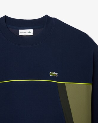 Loose Fit Piqué-Sweatshirt