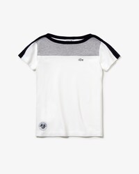 M&auml;dchen Baumwoll-T-Shirt LACOSTE SPORT French Open Edition