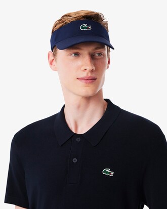 Golf-Pullover mit Polokragen und kurzen Ärmeln